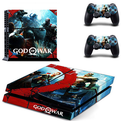 Igra God of War 4 PS4 naljepnica s naljepnicama za Sony PlayStation 4 konzolu i 2 maske kontrolera PS4 naljepnice Vinilni dodatak