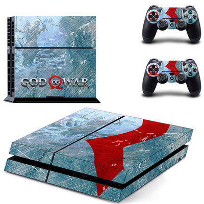 Igra God of War 4 PS4 naljepnica s naljepnicama za Sony PlayStation 4 konzolu i 2 maske kontrolera PS4 naljepnice Vinilni dodatak
