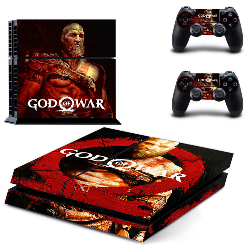 Igra God of War 4 PS4 naljepnica s naljepnicama za Sony PlayStation 4 konzolu i 2 maske kontrolera PS4 naljepnice Vinilni dodatak