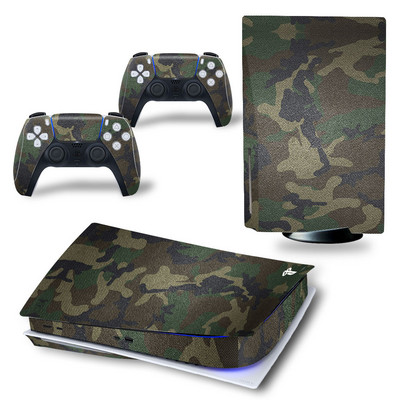 GAMEGENIXX PS5 Standard Disc Skin Sticker Waves Protective Decal Uklonjivi poklopac za PS5 konzolu i 2 kontrolera