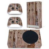 Drevený dizajn pre Xbox Series S, skiny pre Xbox Series S, PVC skiny, vinylová nálepka pre Xbox Series S.