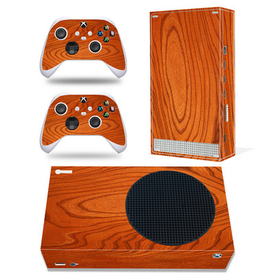 Drevený dizajn pre Xbox Series S, skiny pre Xbox Series S, PVC skiny, vinylová nálepka pre Xbox Series S.