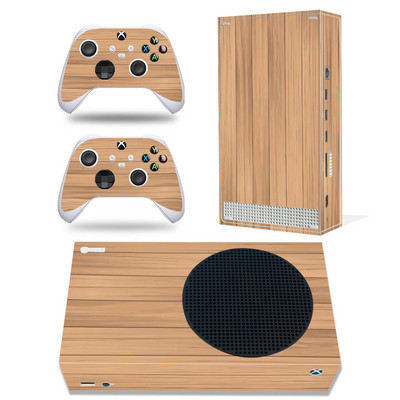 Drevený dizajn pre Xbox Series S, skiny pre Xbox Series S, PVC skiny, vinylová nálepka pre Xbox Series S.