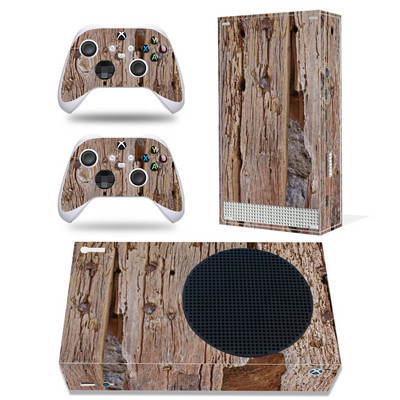 Drevený dizajn pre Xbox Series S, skiny pre Xbox Series S, PVC skiny, vinylová nálepka pre Xbox Series S.