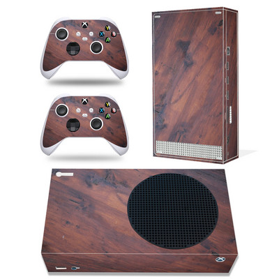 Drevený dizajn pre Xbox Series S, skiny pre Xbox Series S, PVC skiny, vinylová nálepka pre Xbox Series S.