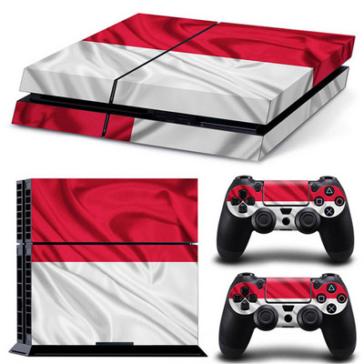 Autocolant de piele de vinil pentru controler cu design nou steag din Regatul Unit al SUA pentru ps4 Husă de piele pentru decal pentru consola PS4 + 2 piese de protecție pentru controler