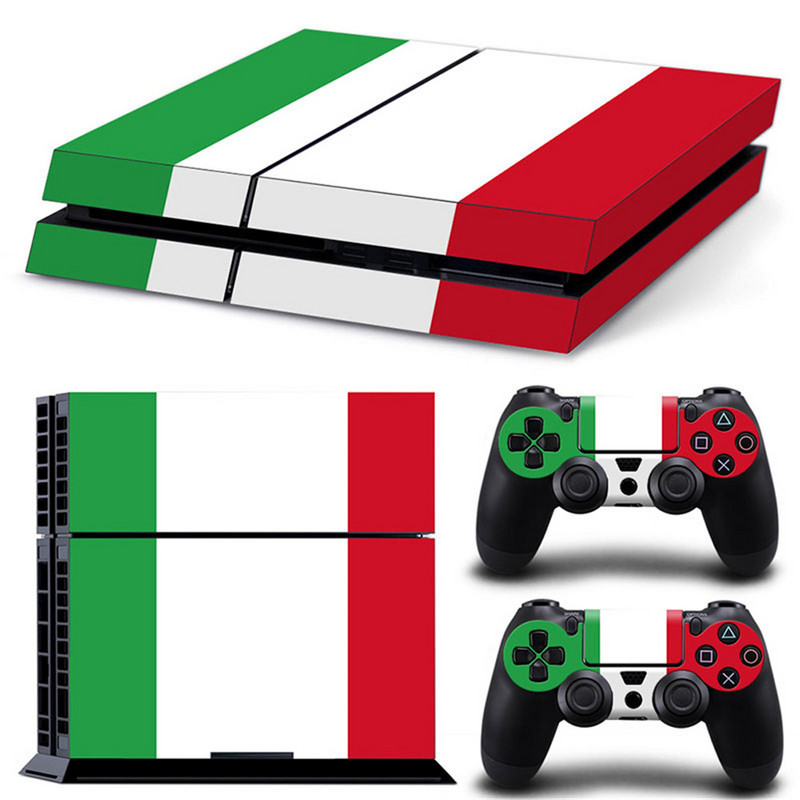Autocolant de piele de vinil pentru controler cu design nou steag din Regatul Unit al SUA pentru ps4 Husă de piele pentru decal pentru consola PS4 + 2 piese de protecție pentru controler
