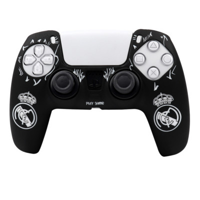 Szilikon Soft Laser Carving vezérlőtok PS4/PS5/XSX Controller Skin tokokhoz Gamepad Joystick játéktartozékok burkolata PS4-hez