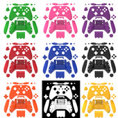 DATA FROG Shell pentru Xbox One S Slim Accesorii Shell Button Mod Kit Controller mat Carcasă personalizată pentru Xbox One Slim