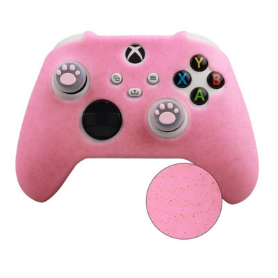 Mirdzoši mīksta silikona aizsargmaciņi Xbox Series S/X Controller Skin Gamepad korpusam Kursorsviras spēļu piederumu vāciņš priekš XSX