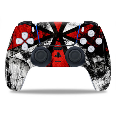 Za PS5/Playstation Controller Skin Umbrella Corporation PVC Skin Vinyl naljepnica Decal Cover Zaštitna naljepnica otporna na prašinu 1 KOM