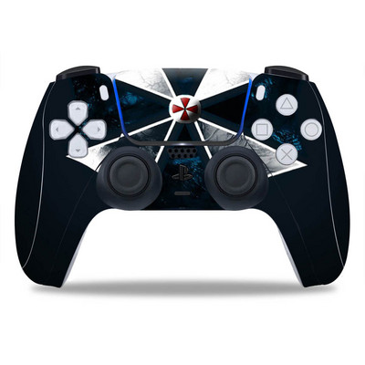 Za PS5/Playstation Controller Skin Umbrella Corporation PVC Skin Vinyl naljepnica Decal Cover Zaštitna naljepnica otporna na prašinu 1 KOM