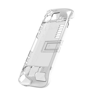 JYS-SD003 protuklizna tvrda PC prozirna stražnja torbica Prikladna za Steam Deck Kristalno prozirna zaštitna navlaka za igraću konzolu Dodatak