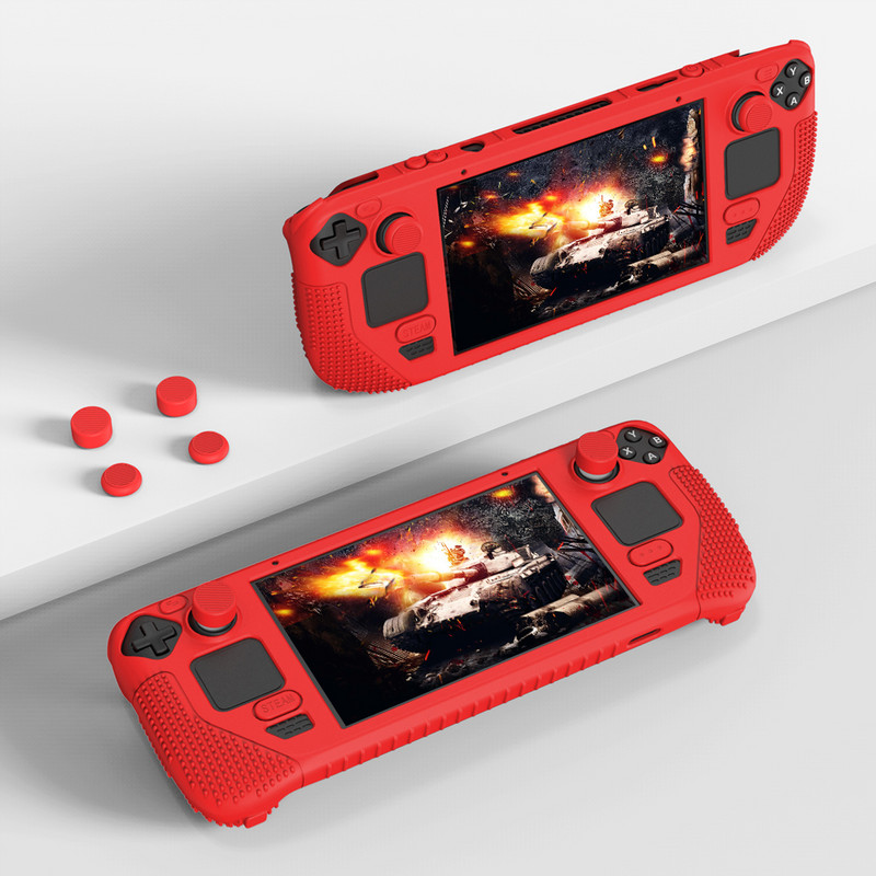 Pentru Consola de jocuri Steam Deck Carcasă moale Consolă de jocuri Carcasă de protecție TPU pentru Consola Steam Deck Husă anti-cădere rezistentă la șocuri