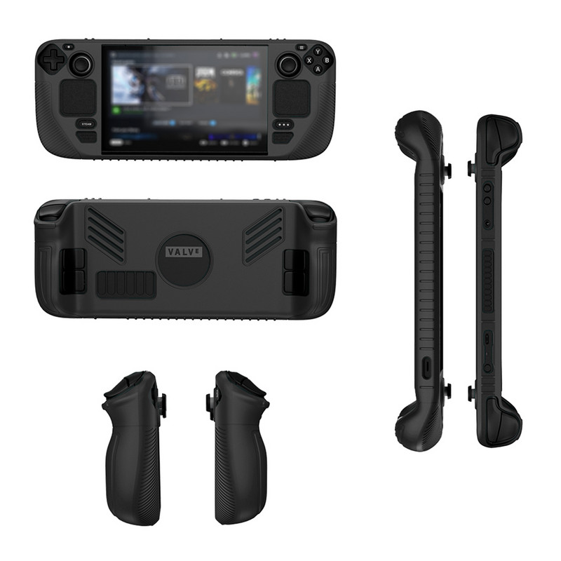 Pentru Consola de jocuri Steam Deck Carcasă moale Consolă de jocuri Carcasă de protecție TPU pentru Consola Steam Deck Husă anti-cădere rezistentă la șocuri