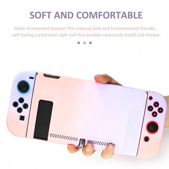 Съвместим калъф за Nintendo Switch NS NX Console Защитен твърд калъф Аксесоари Skin Shell за Switch Joy Con Цветен заден капак