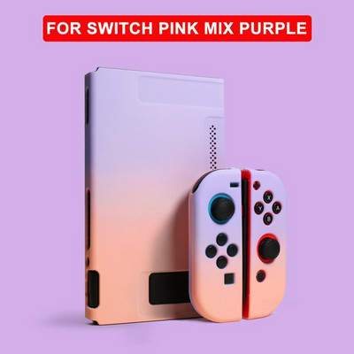Carcasă compatibilă Nintendo Switch NS NX Consolă Carcasă rigidă de protecție Accesorii Carcasă de piele pentru Switch Joy Con Husă din spate colorată