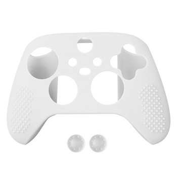 Силиконов калъф, защитно покритие за кожата, обвивка, калъф за Xbox Series SX контролер, джойстик, гел, гума с 2 бр.