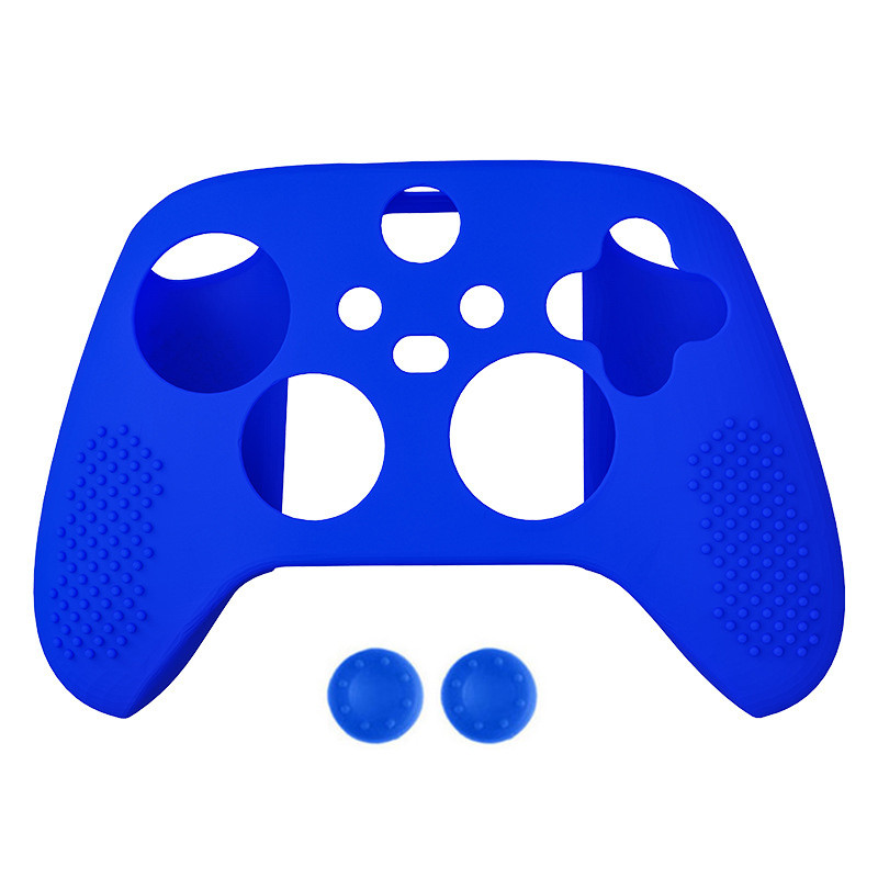 Silikonska torbica Zaštitna maska za kožu Zamotajte torbicu za Xbox Series SX kontroler Joystick Gel Guma s 2 kom palica