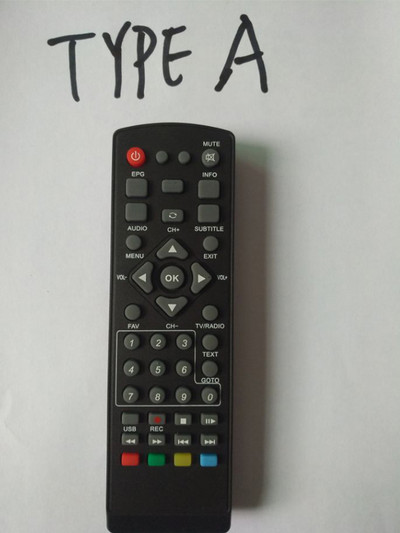 Дистанционно управление DVB-T2 Digital Tv Box HUAYU Универсално дистанционно управление за Dvb-T2 Tv Box Tv Tuner huayu rm-d1155+5