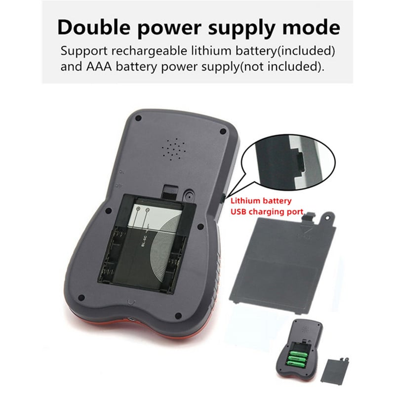 Nauja CZT atnaujinta versija, didelė mėlyna foninio apšvietimo plyta žaidimų konsolėje gyvatės žaidimas, įmontuota 23 žaidimų ličio baterija (pridedama)