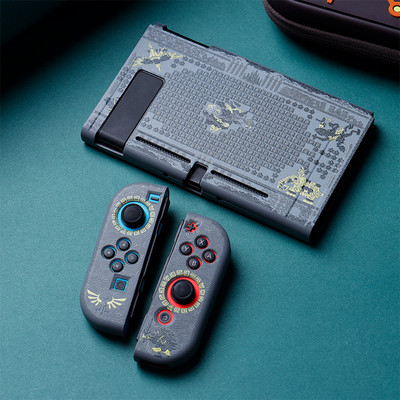 Mat meka TPU kožna zaštitna torbica za Zelda Monster Hunter RISE Nintendo Switch NS Joy-Con stražnja strana kućišta Shell Cover Protector
