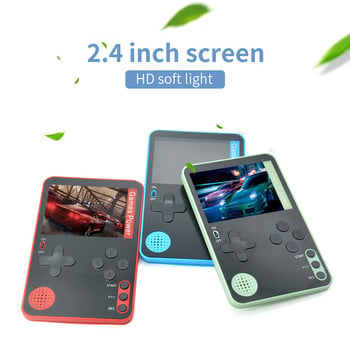 500 Games Mini Ultra Thin Handheld Κονσόλα βιντεοπαιχνιδιών Φορητή φορητή συσκευή αναπαραγωγής παιχνιδιών Retro Game 8 Bit Gameboy Consolas 2,4 ιντσών