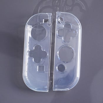 Прозрачен твърд калъф Защитен капак Joycon Shell за Nintendo Switch/Switch Oled NS Joy-Con Crystal Transparent TPU Soft Protector