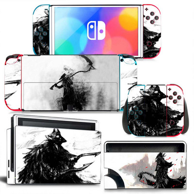 Bloodborne GAME New Switch Skin Sticker NS Switch OLED naljepnice skins za Switch Console i Joy-Con Controller Decal Vinyl