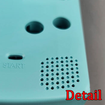 Νέο κέλυφος περιβλήματος IPS για κιτ πλαστικοποιημένης οθόνης GBC IPS V3 LCD με αγώγιμα μαξιλάρια από καουτσούκ, προσαρμοσμένο κέλυφος για GameBoy Color