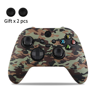 Θήκη μαλακής σιλικόνης για χειριστήριο X/S Xbox Series Προστατευτικό δέρμα Αξεσουάρ χειριστηρίου παιχνιδιών Λαβές αντίχειρα Καπάκια Joystick Κέλυφος