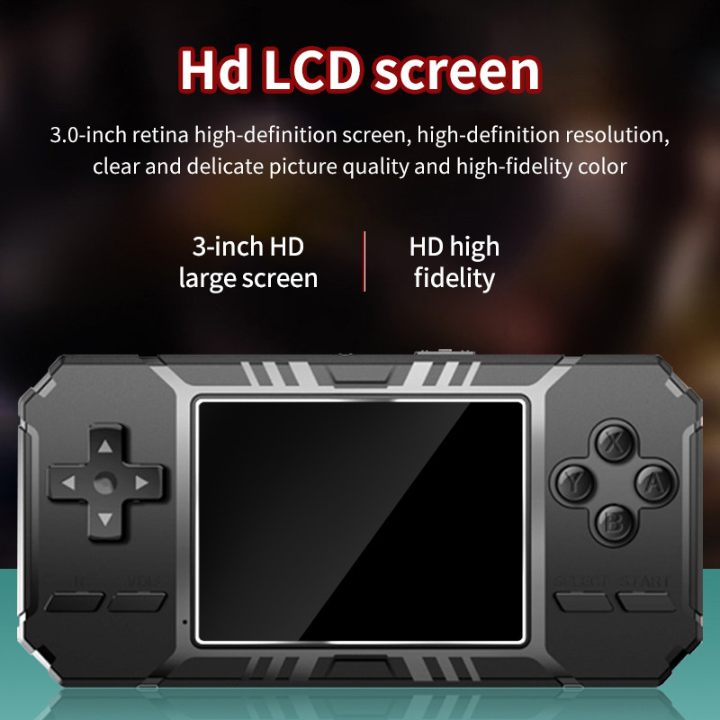 Retro prijenosna mini ručna igraća konzola 8-bitna 3,0-inčna LCD u boji Player videoigara AV izlaz Ugrađeni 520 igrica Poklon za djecu