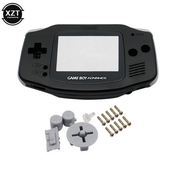 Νέο πολύχρωμο κέλυφος για το Nintend Gameboy GBA Shell σκληρή θήκη με αντικατάσταση φακού οθόνης για κιτ κελύφους Gameboy Advance