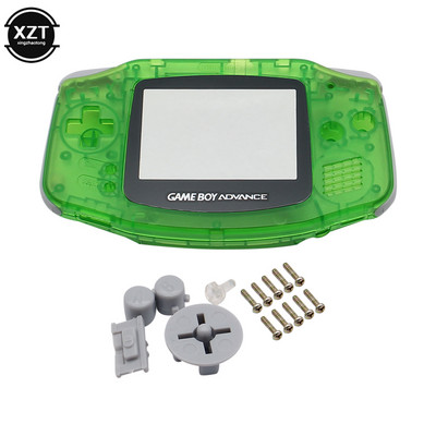 Carcasă colorată nouă pentru carcasă rigidă Nintend Gameboy GBA, cu lentile de ecran de înlocuire pentru kit de carcasă Gameboy Advance