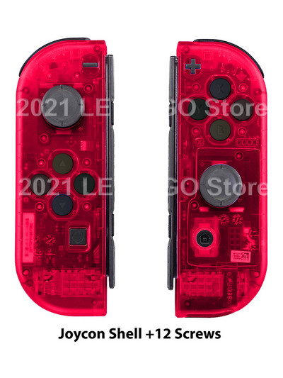 Noul set de carcasă transparentă de înlocuire pentru Nintendo Switch DIY pentru consola Nitendo Nintendo Switch și accesorii Joy-Con