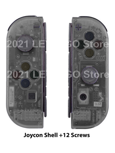 Noul set de carcasă transparentă de înlocuire pentru Nintendo Switch DIY pentru consola Nitendo Nintendo Switch și accesorii Joy-Con