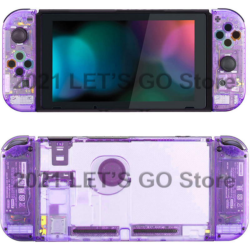 Noul set de carcasă transparentă de înlocuire pentru Nintendo Switch DIY pentru consola Nitendo Nintendo Switch și accesorii Joy-Con