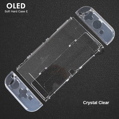 Sakura Glitter Crystal védőtok Nintend Switch OLED JoyCons Shell TPU-hoz + PC-takaró dokkoló tok Switch OLED konzolhoz