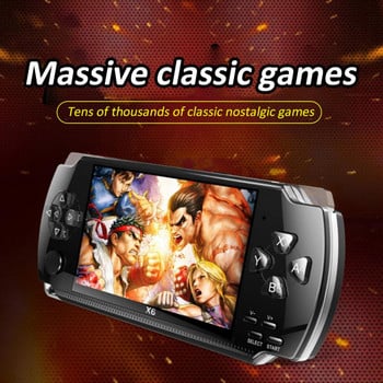 Mini 1500 Classic Game Mini Pocket Game Console Преносима игрова конзола 8g 32g Preinstalle 1500 Безплатни игри Поддръжка Tv Out Video