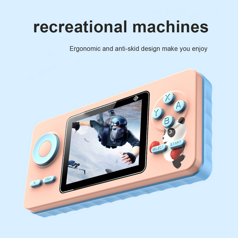 Нова S5 Retro видео ръчна игрова конзола Вградена 520 класически игри 3.0 инча HD екран Преносимо устройство за игри Двойни играчи