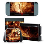 Pre Switch DIABLO III PVC vinylová nálepka, obtlačok na konzolu, ovládače DualSense, prachotesná ochranná nálepka