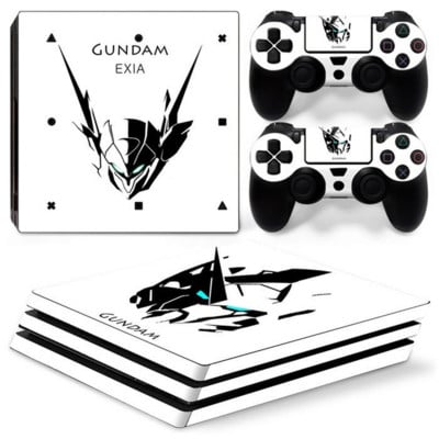 PS4 Pro GN-001 jaoks GUNDAM EXIA PVC nahaga vinüülkleebise kleebise kattekonsooli DualSense kontrollerite tolmukindel kaitsekleebis