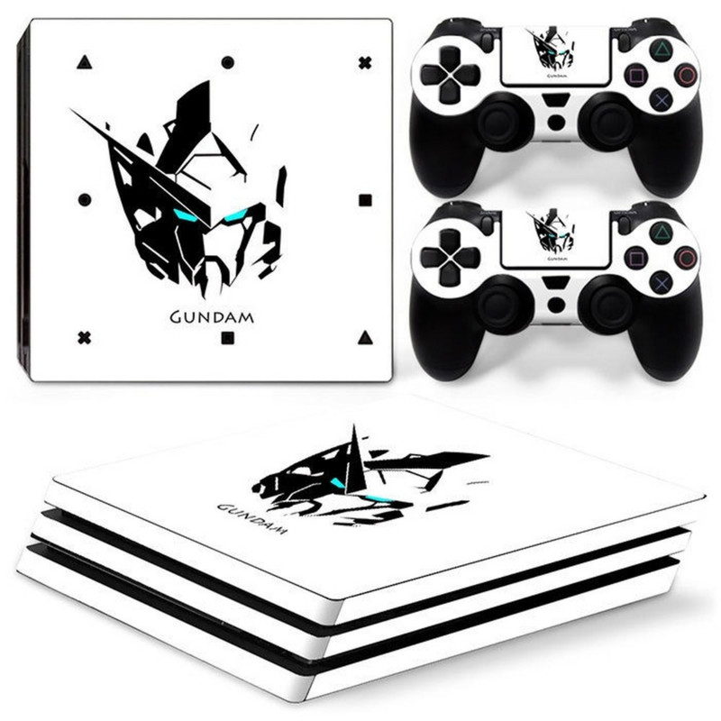 PS4 Pro GN-001 jaoks GUNDAM EXIA PVC nahaga vinüülkleebise kleebise kattekonsooli DualSense kontrollerite tolmukindel kaitsekleebis