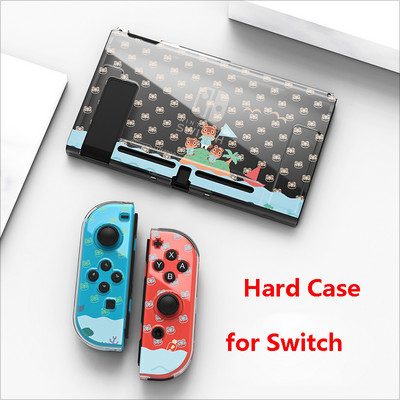 Animals védőtok Nintendo Switch Shell NS Joycon játékkonzol házhoz hüvelykujj fogantyúval a Nintendo Switch OLED számára