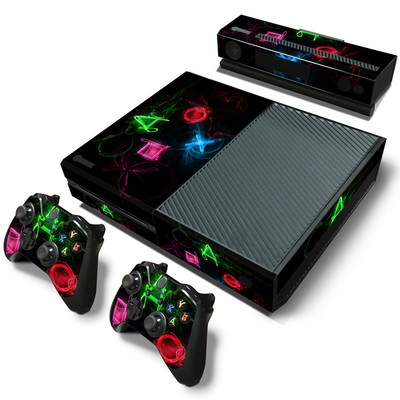 GAMEGENIXX Skin Sticker Rainbow Zaštitna naljepnica Poklopac koji se može skinuti za Xbox One konzolu i 2 kontrolera