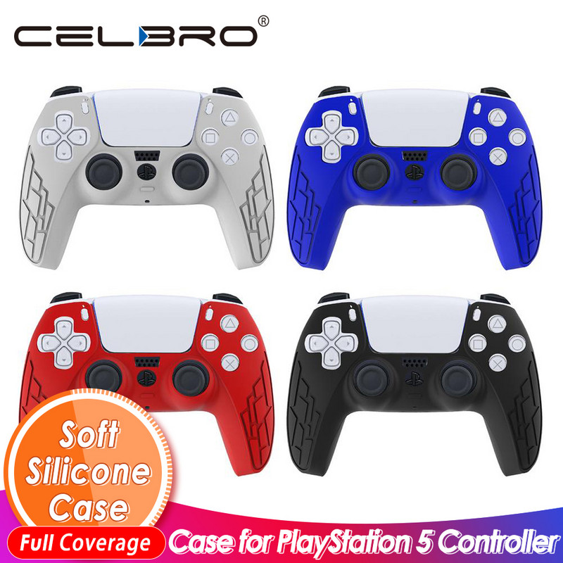 Skirta PS5 dėklui, priedams, valdikliui Skin Shell Thicken Funda Control Casing Gamepad apsauginis dangtelis, skirtas PS5 Playstation 5 Sony