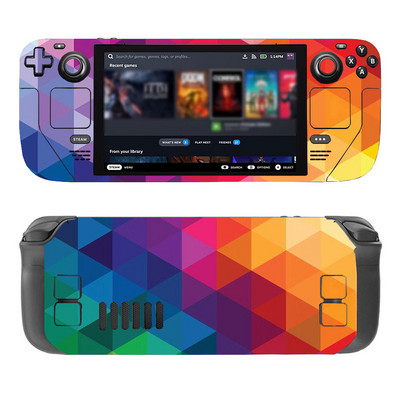 Kožna naljepnica s dizajnom saća za Steam Deck igraću konzolu otpornu na prašinu Prekrivač s naljepnicom za Steam Deck konzolu