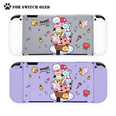 Mekana TPU zaštitna torbica za Nintendo Switch OLED JoyCons Shell Split Console Case Full Cover for Switch Oled Accessories Skin