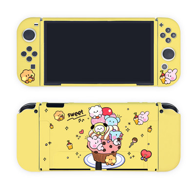 Mekana TPU zaštitna torbica za Nintendo Switch OLED JoyCons Shell Split Console Case Full Cover for Switch Oled Accessories Skin