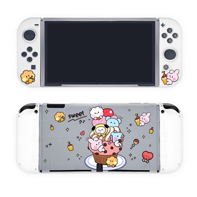 Mekana TPU zaštitna torbica za Nintendo Switch OLED JoyCons Shell Split Console Case Full Cover for Switch Oled Accessories Skin